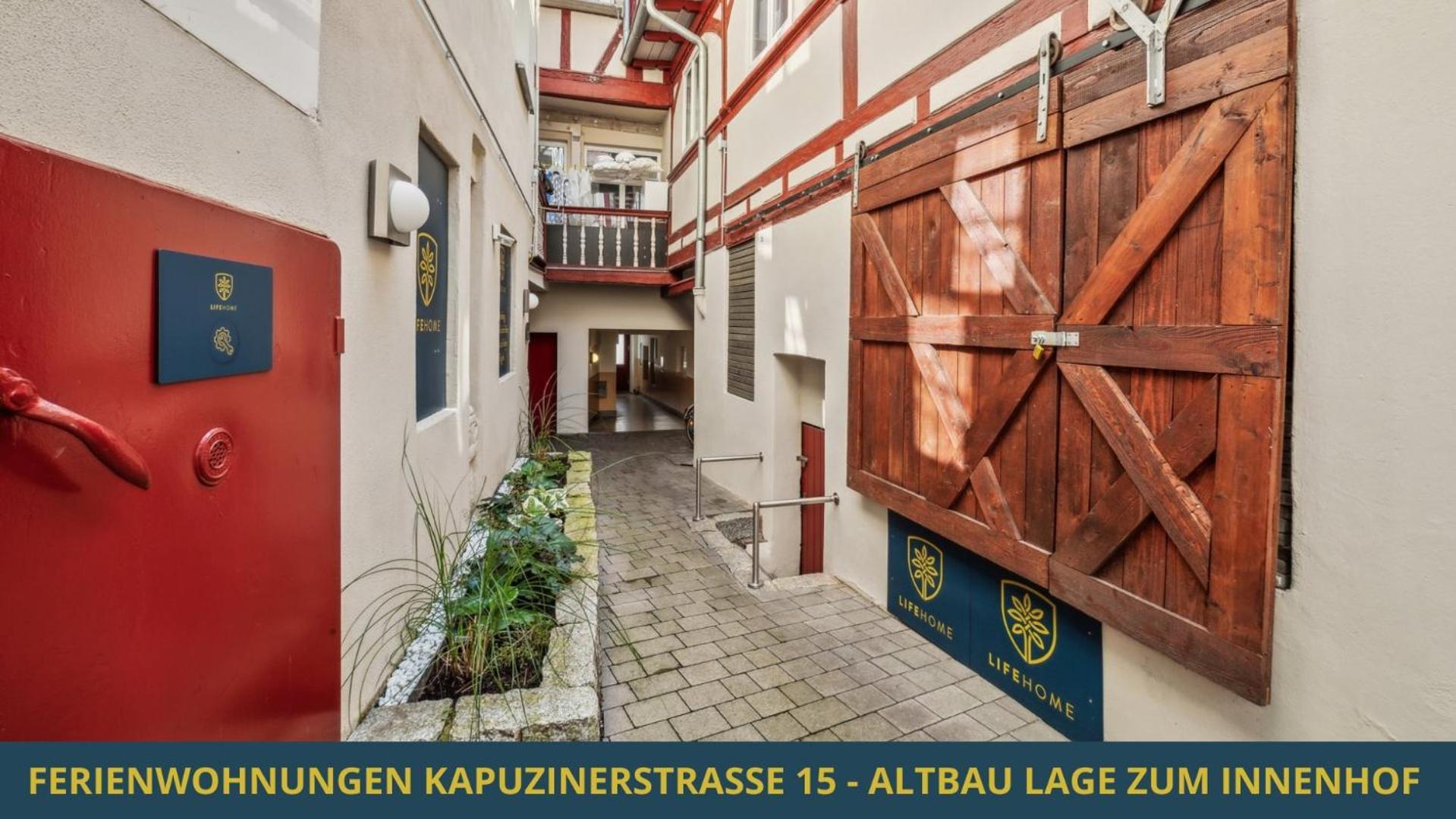 Neu Kapapart15 - 6 Schoene Fewos Mit Einbaukueche, Bad Und Balkon In Der Altstadt Auf Bambergs Insel Экстерьер фото